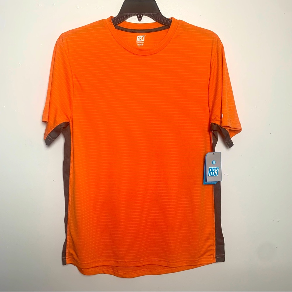 RB3 Performance active wear orange shirt Size Medium